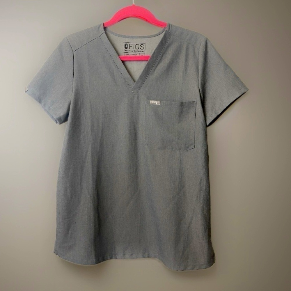 FIGS Catarina Women’s Scrubs Top Size XS One Pocket